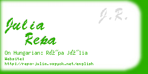 julia repa business card